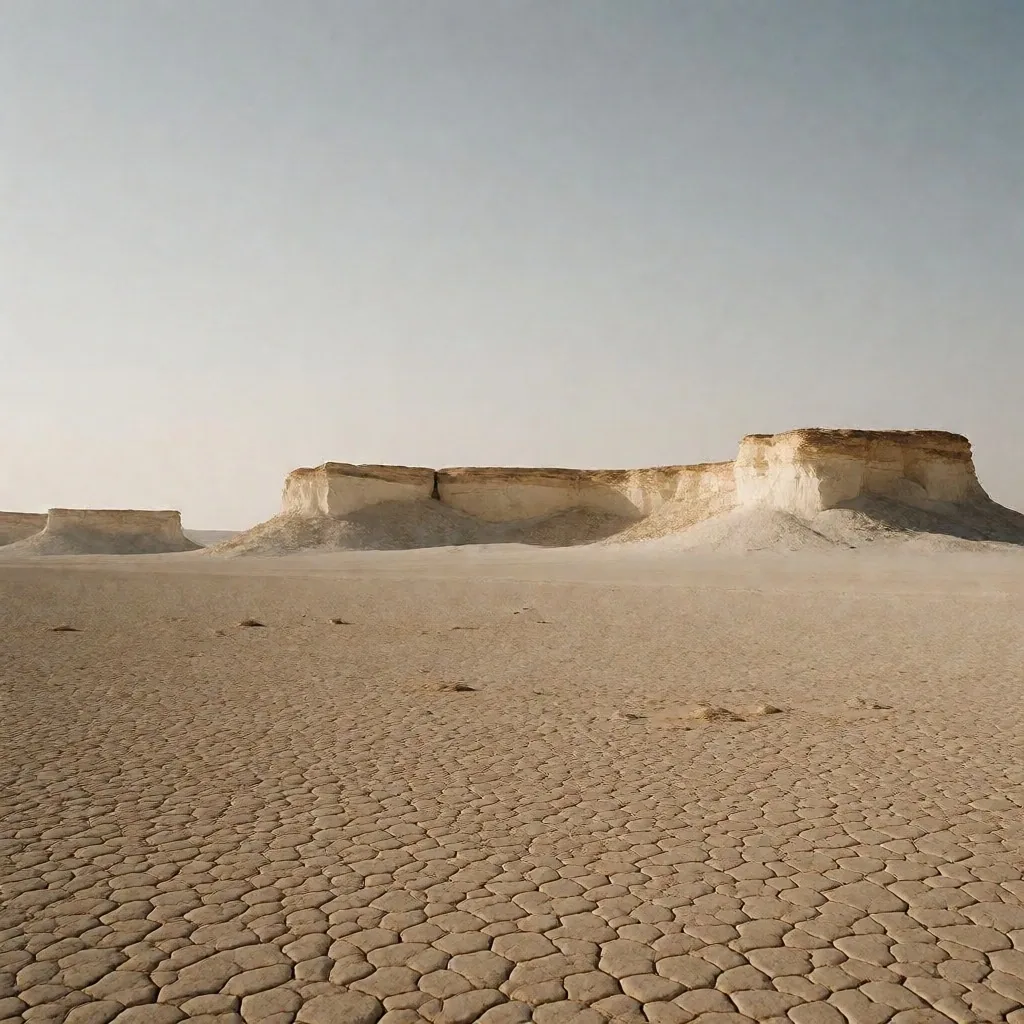 Western plateau with limestone flats and shallow depressions