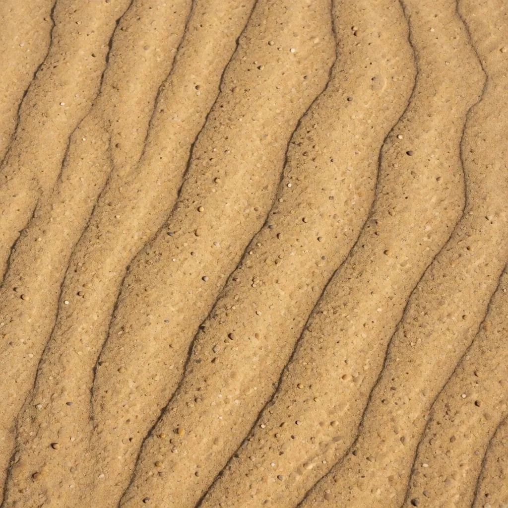 Desert sand texture with wind ripples